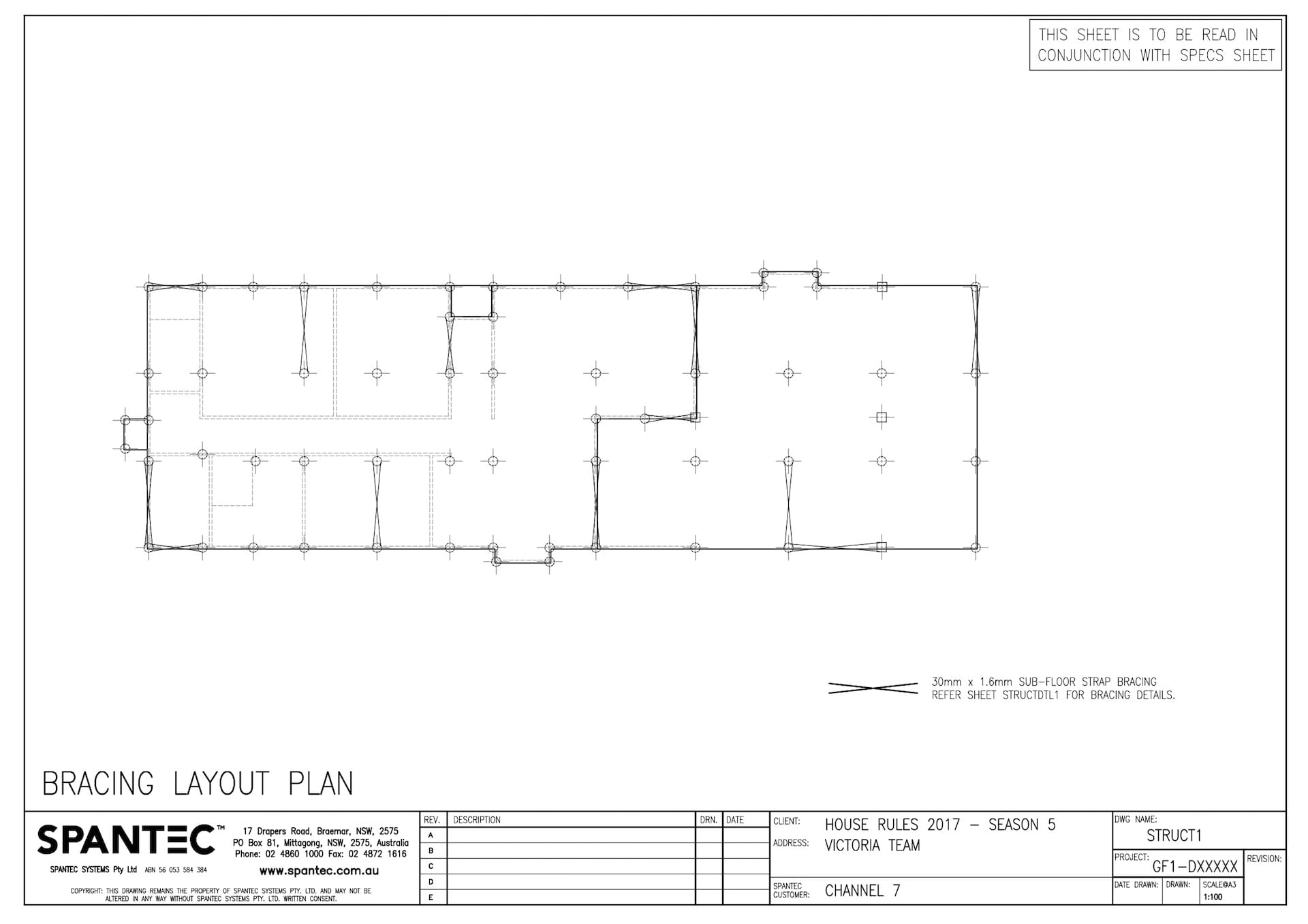 Boxspan steel raised floor for Victorian House Rules Team 2017 - Season5 Boxspan steel raised floor for Victorian House Rules Team 2017 - Season5
