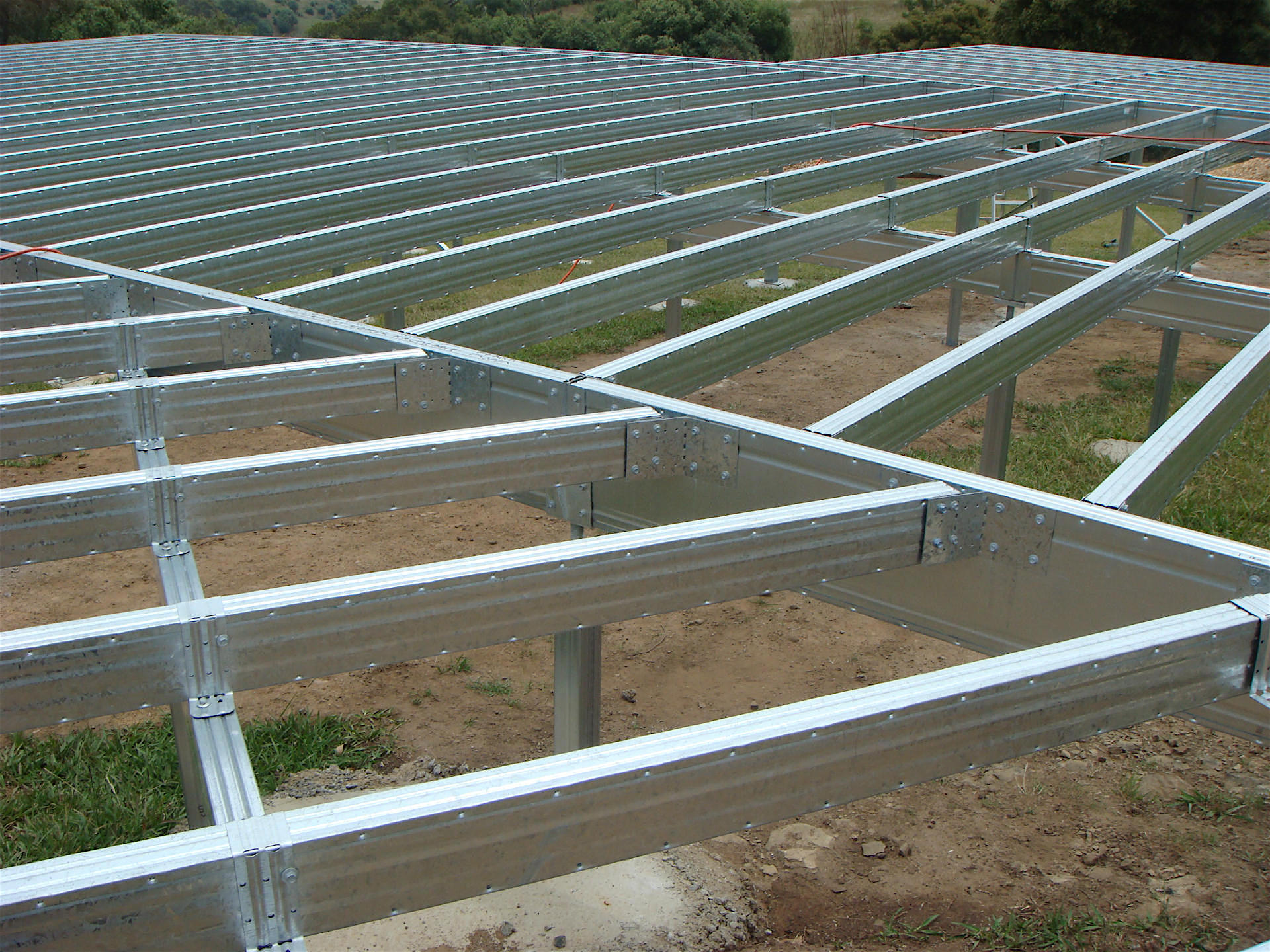 Boxspan Steel Kit Flooring System Sub Floor Piers Bracing