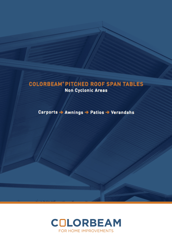 Colorbeam Pitch Roof Span Tables Spantec